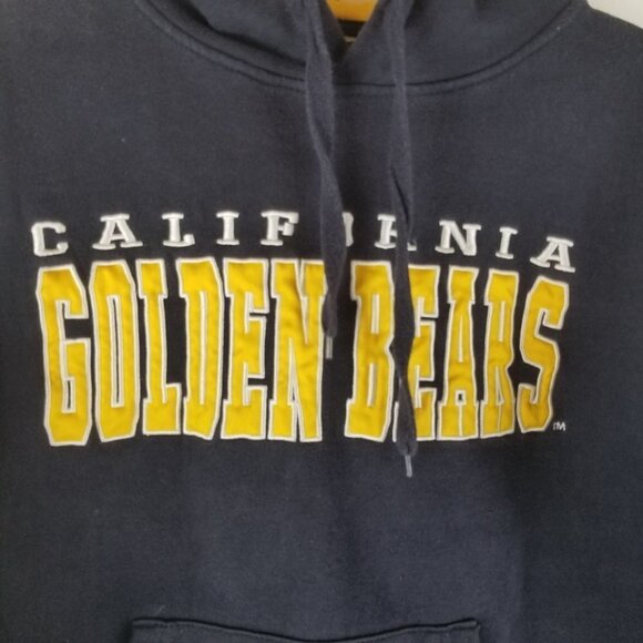 CALIFORNIA Golden Bears Hoodie Womens Medium Cal Navy Blue yellow Sweatshirt - Picture 7 of 9